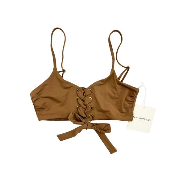 MARA HOFFMAN CUMINO SCARLETT BIKINI TOP - Picture 1 of 3